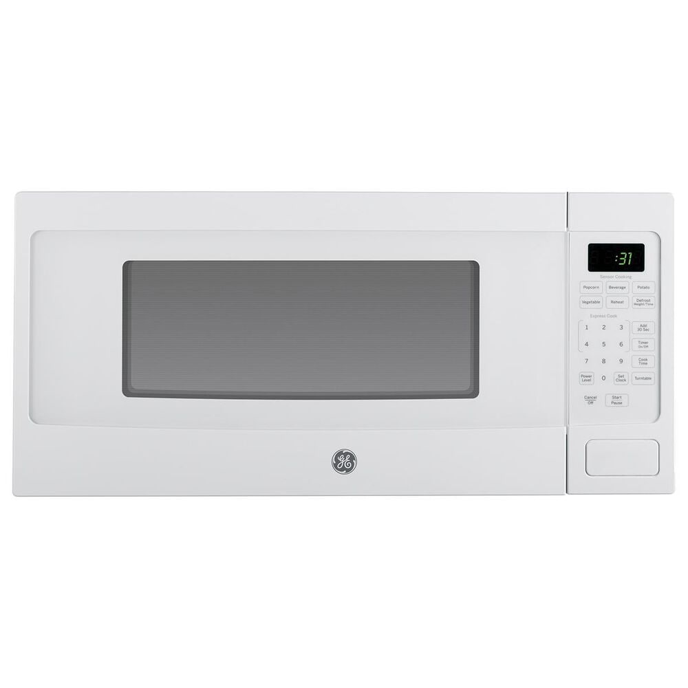 GE Profile Series 1.1 Cu. Ft. Countertop Microwave Oven in White, , large