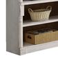 Wycliff Bay Durham 6-Shelf Bookcase in Weathered White and Cherry (Set of 2), , large