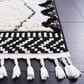 Safavieh Marrakesh MRK536A 4" x 6" Ivory and Anthracite Area Rug, , large