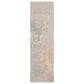 Nourison Silk Shadows SHA20 2"3" x 8" Silver Runner, , large