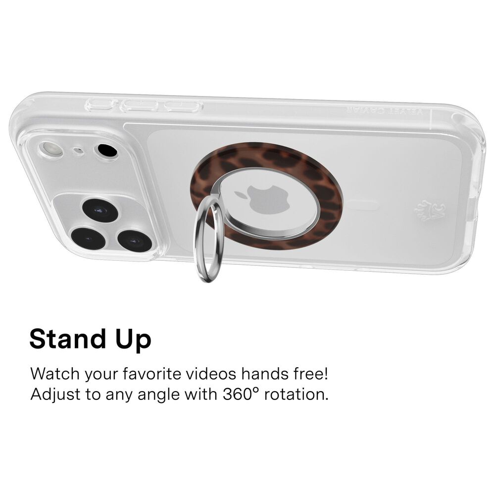 Velvet Caviar Gift Set with MagSafe Wallet, Grip Ring, Phone Charm in It Girl Leopard, , large
