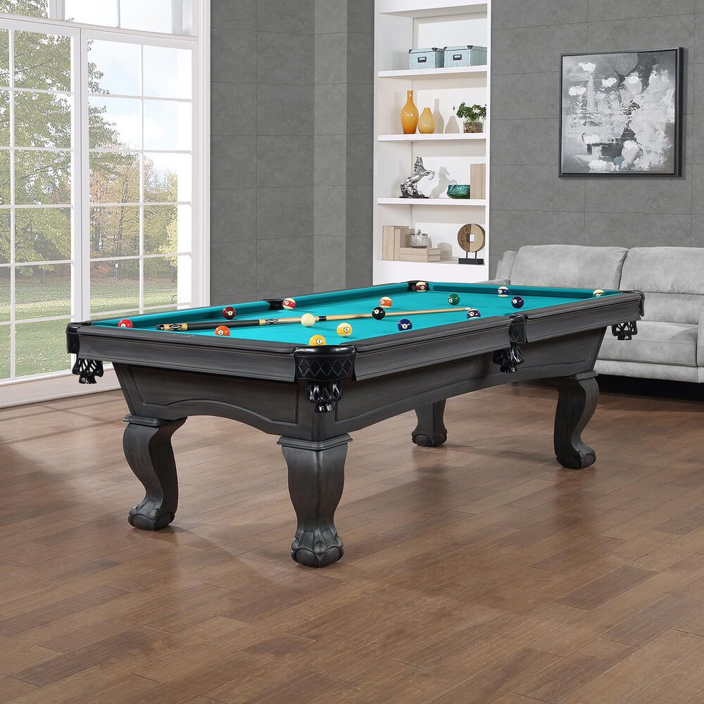 Imperial 8&#39;pool Table with Accessories in Black, , large