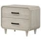 Crown Mark Nyomi 2-Drawer Nightstand in White, , large