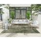Nourison Garden Oasis GOA02 Ivory and Green 6" x 9" Indoor/Outdoor Area Rug, , large
