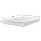 Ashley Chime 8" Memory Foam Medium Twin Mattress, , large