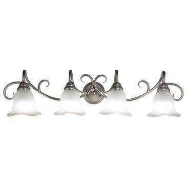 Vaxcel Bella 4-Light Bathroom Vanity Fixture in Brushed Nickel, , large