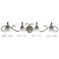 Vaxcel Bella 4-Light Bathroom Vanity Fixture in Brushed Nickel, , large