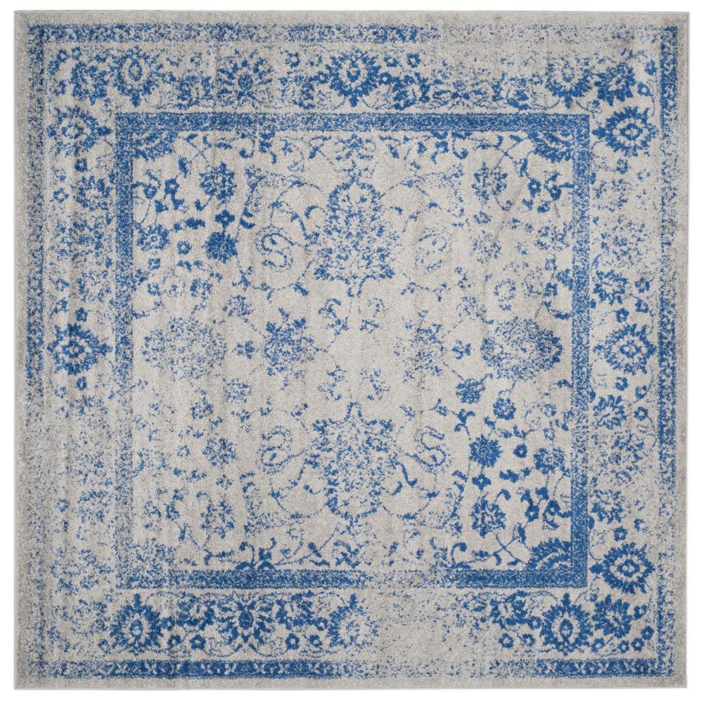 Safavieh Adirondack ADR109A-10SQ 10" x 10"  Grey/Blue Square Rug, , large