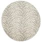 Safavieh Marbella MRB632A 6" Round Light Grey and Ivory Area Rug, , large