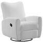Oxford Baby Synergy Glider Recliner in Plush White, , large