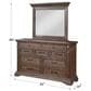New Heritage Mar Vista 4 Piece King Bedroom Set in Brushed Walnut, , large
