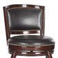 Safavieh Pasquale Swivel Bar Stool in Sierra Brown/Brown, , large