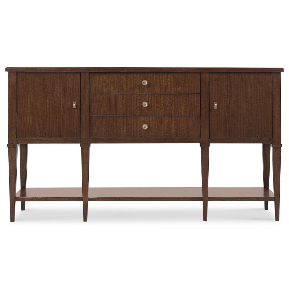 Hooker Furniture Archives 3-Drawer Server in Classic Walnut and Castle Grey, , large