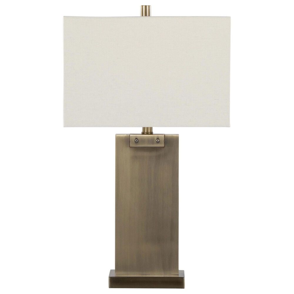 Grandview Gallery Royce Metal Table Lamp in Antique Brass, , large