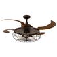 Beacon Lighting Fanaway 48" Ceiling Fan with Light in Oil Rub Bronze, , large