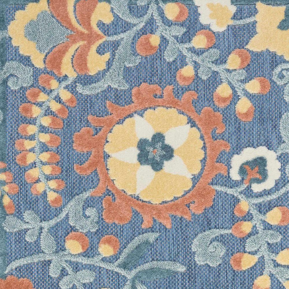 Other Aloha Blue and Rose 9' x 12' Indoor/Outdoor Area Rug, , large
