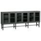 Crestview Collection Linsey 6-Door Sideboard in Green, , large
