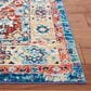 Safavieh Riviera 4"5" x 6" Blue and Gold Area Rug, , large