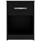 Ashley Finch 1-Drawer Nightstand in Matte Black, , large