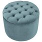 Tov Furniture Queen Velvet Storage Ottoman in Sea Blue, , large