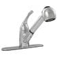 MS International Pull-Out Low Profile Sprayer Kitchen Faucet in Polished Chrome, , large