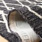 Safavieh Micro-Loop MLP157H 3" x 5" Charcoal and Ivory Area Rug, , large