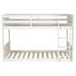 Linden Boulevard Dalton Low Profile Twin Bunk Bed in White, , large