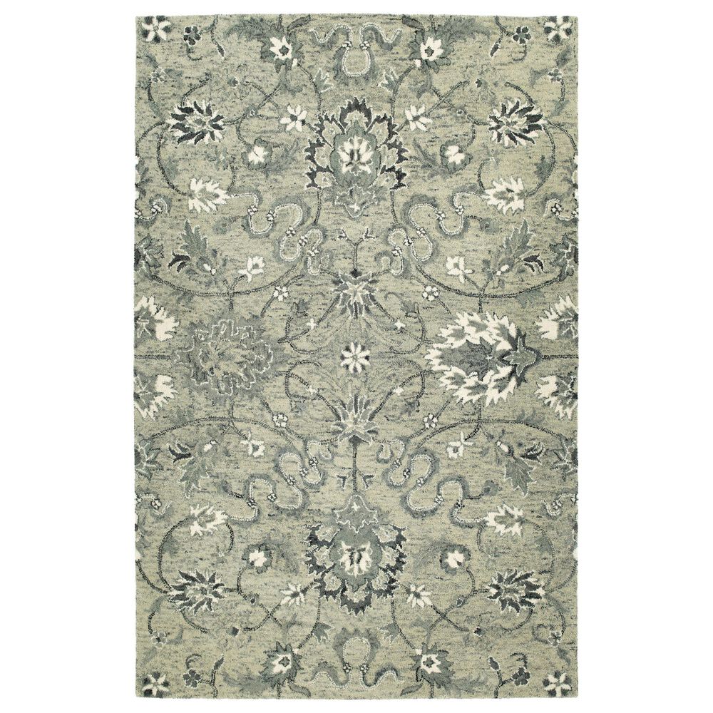 Kaleen Rugs Chancellor 9" x 12" Grey, Spa, Charcoal and Ivory Area Rug, , large