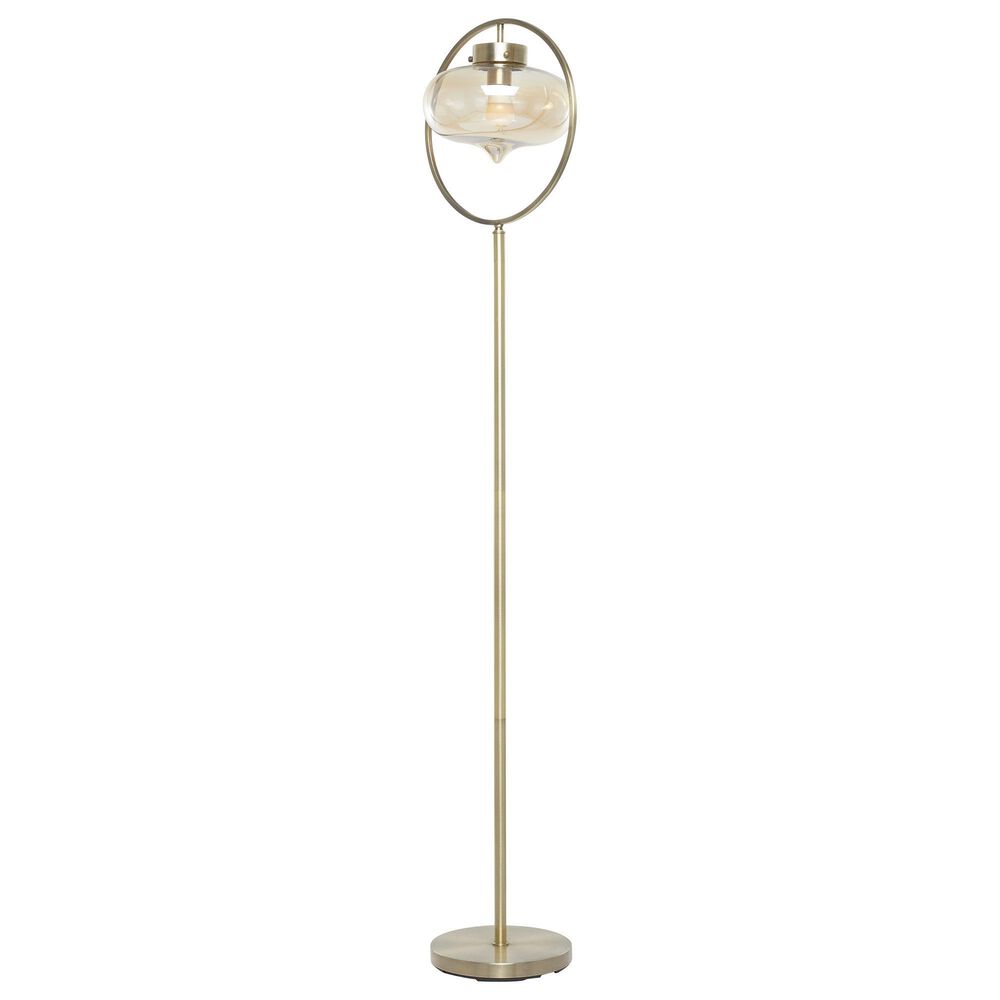 Maple and Jade 65&quot; Floor Lamp in Gold, , large