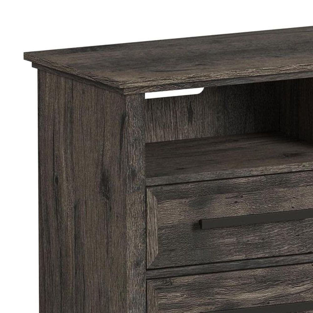 Mayberry Hill Park Ridge 71" TV Console with Side Piers in Charcoal, , large