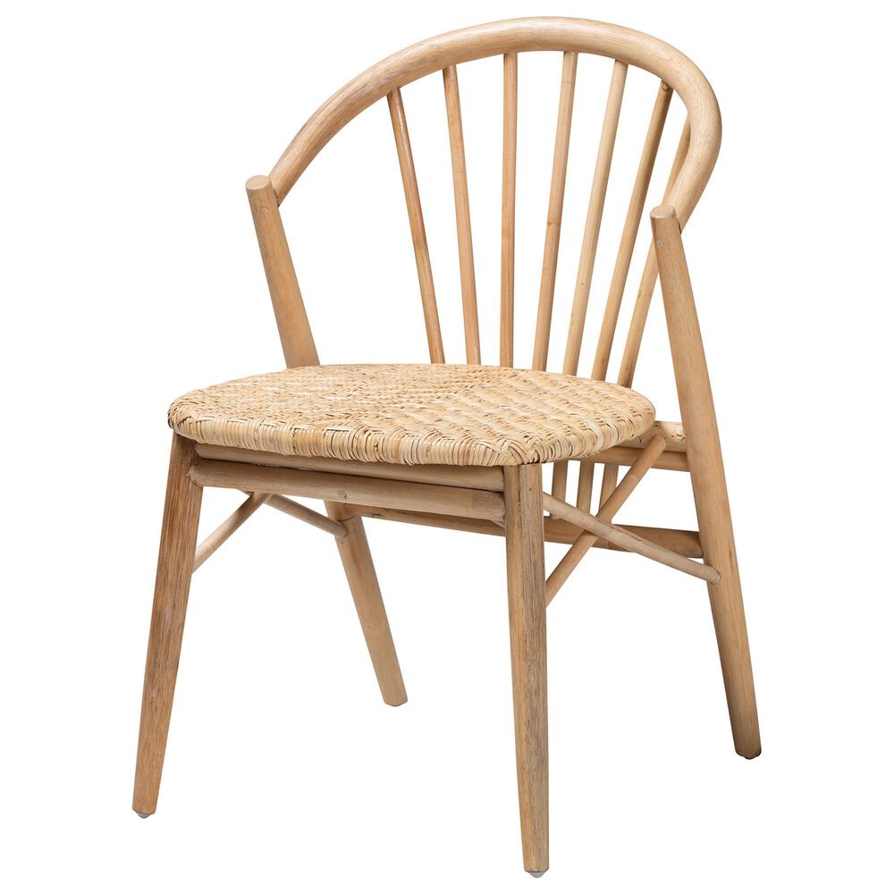 Baxton Studio Kobe Side Chair in Natural Brown, , large