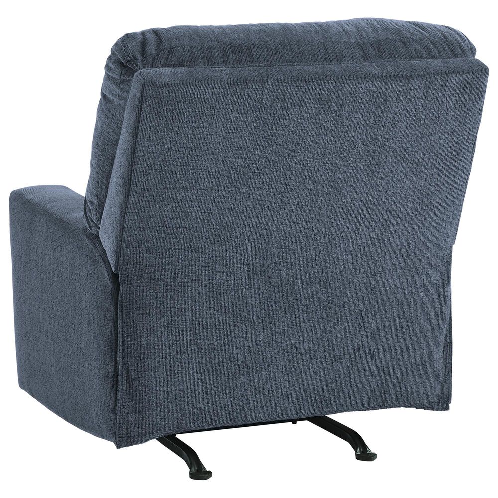 Ashley Rannis Manual Rocker Recliner in Navy, , large
