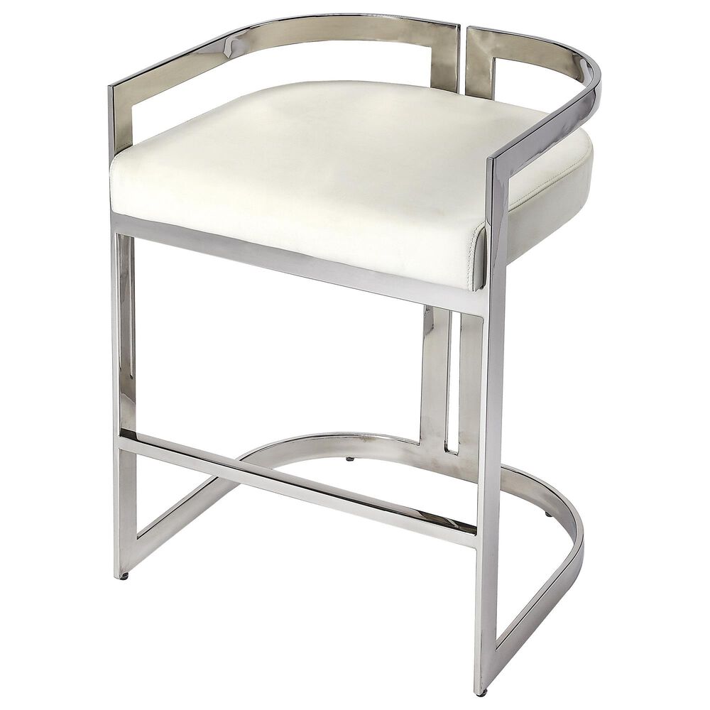Butler Bravo Counter Stool in Silver, , large
