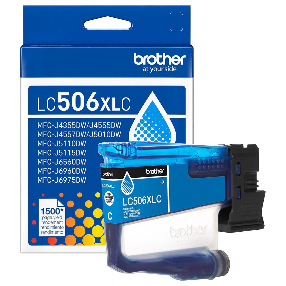 Brother LC506XLYS High Yield Ink Cartridge in Cyan, , large