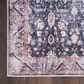 Nourison Grand Washables 7"10" x 9"10" Navy Ivory Area Rug, , large