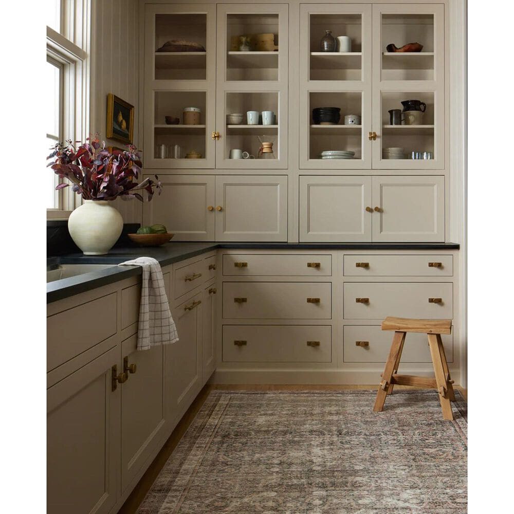 Chris Loves Julia x Loloi Jules 3&#39;6&quot; x 5&#39;6&quot; Ink and Terracotta Area Rug, , large
