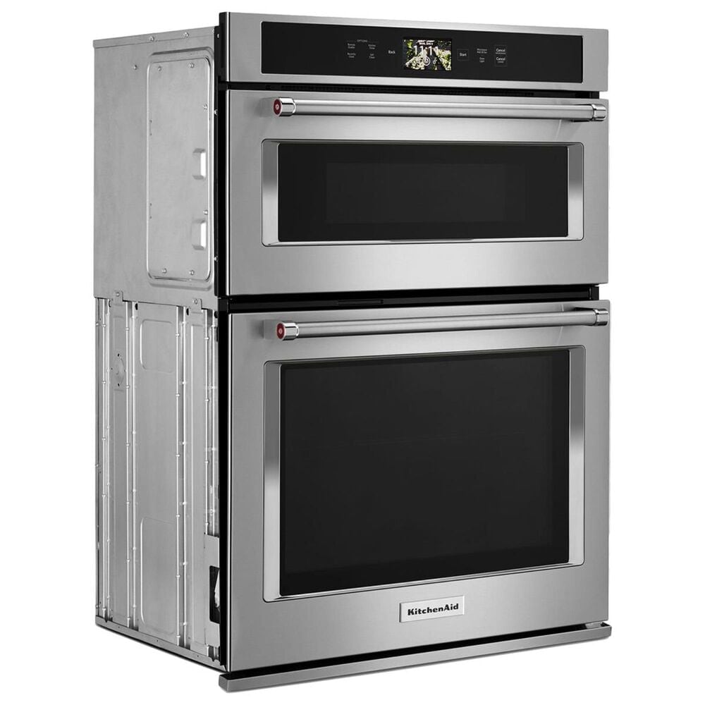 KitchenAid 30&quot; Wall Oven with Microwave Combo Smart in Stainless Steel, , large