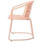 Hearth and Haven Santa Monica 3-Piece Outdoor Bistro Set in Coral, , large