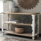 Signature Design by Ashley Alwyndale Console Table in Antique White and Brown, , large