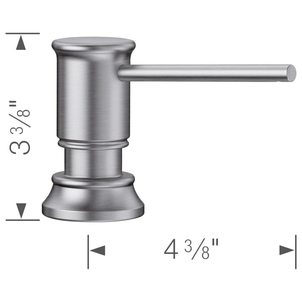 Blanco Empressa Soap Dispenser in PVD Steel, , large