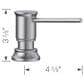 Blanco Empressa Soap Dispenser in PVD Steel, , large