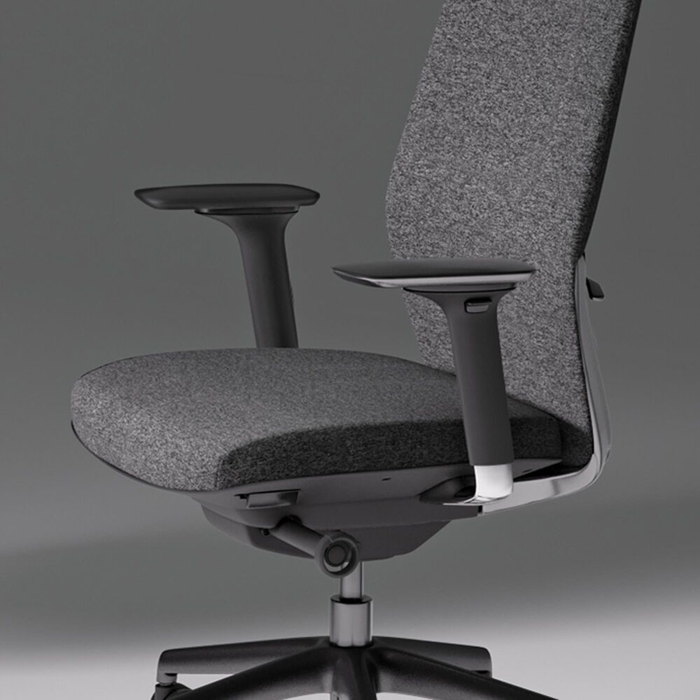 BDI Coda Task Chair in Black, , large
