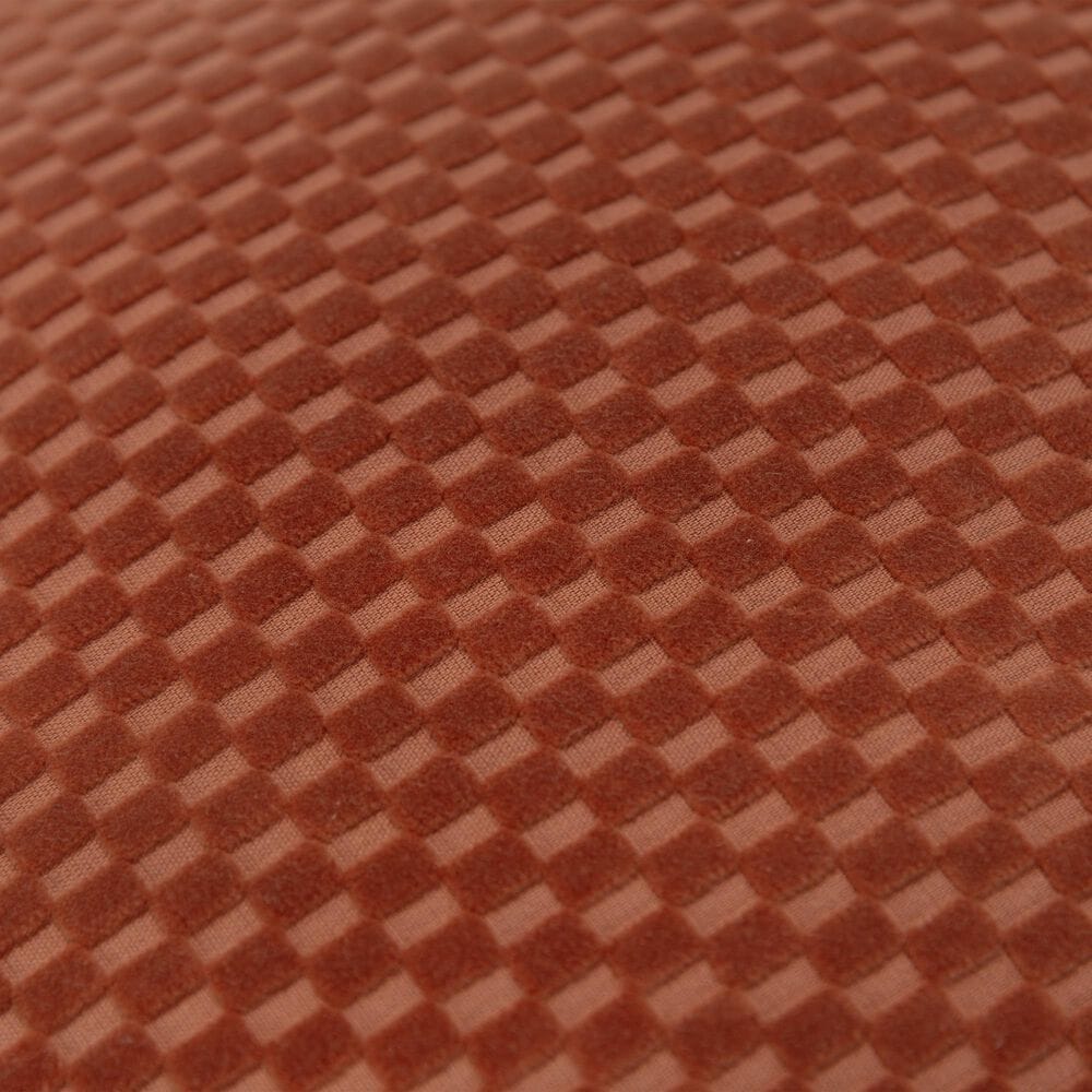 Rizzy Home 20&quot; x 20&quot; Geometric Down Filled Throw Pillow in Terra Cotta, , large
