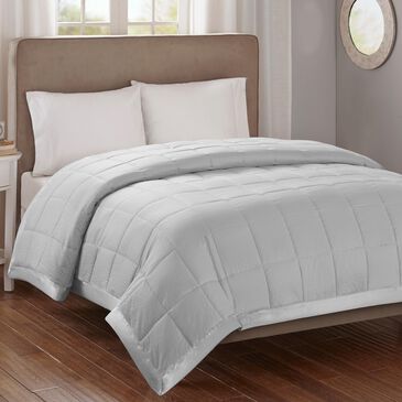 Hampton Park Cambria Full/Queen Down Alternative Blanket in Grey, , large