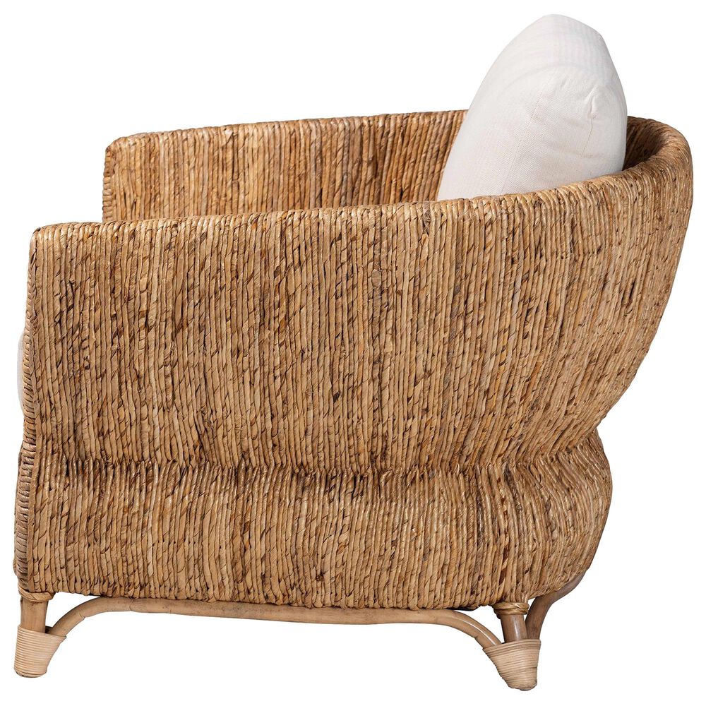 Baxton Studio Roma Arm Chair in Natural, , large