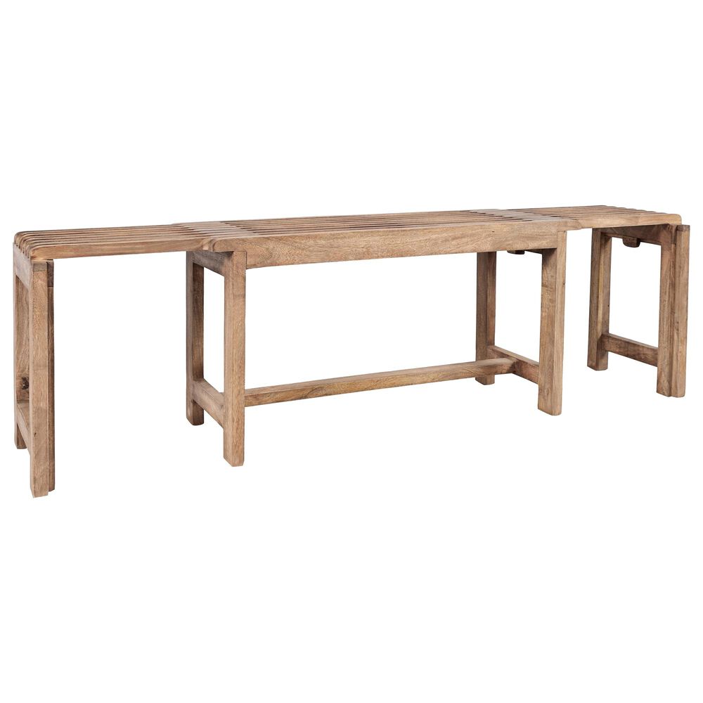 Waltham Global Archive Bradford Extendable Bench in Buff, , large