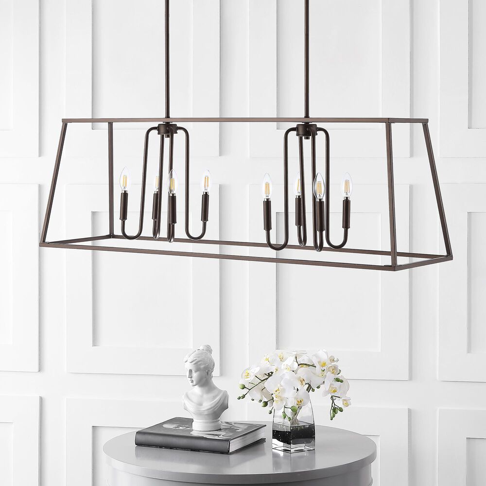 Safavieh Onia 8-Light Pendant in Bronze, , large