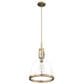 Hunter Van Nuys 13" 1-Light Pendant in Alturas Gold, , large