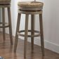 Linon Home Decor Morgan Swivel Bar Stool in Natural, , large