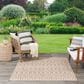 Nourison Positano Southwestern Beige 5" x 7" Indoor/Outdoor Area Rug, , large